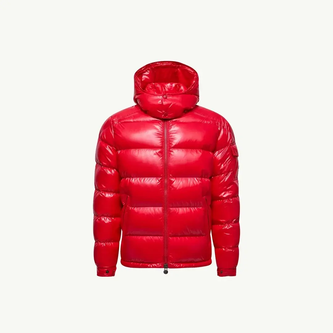 Maya Hooded Short Down Kırmızı Mont