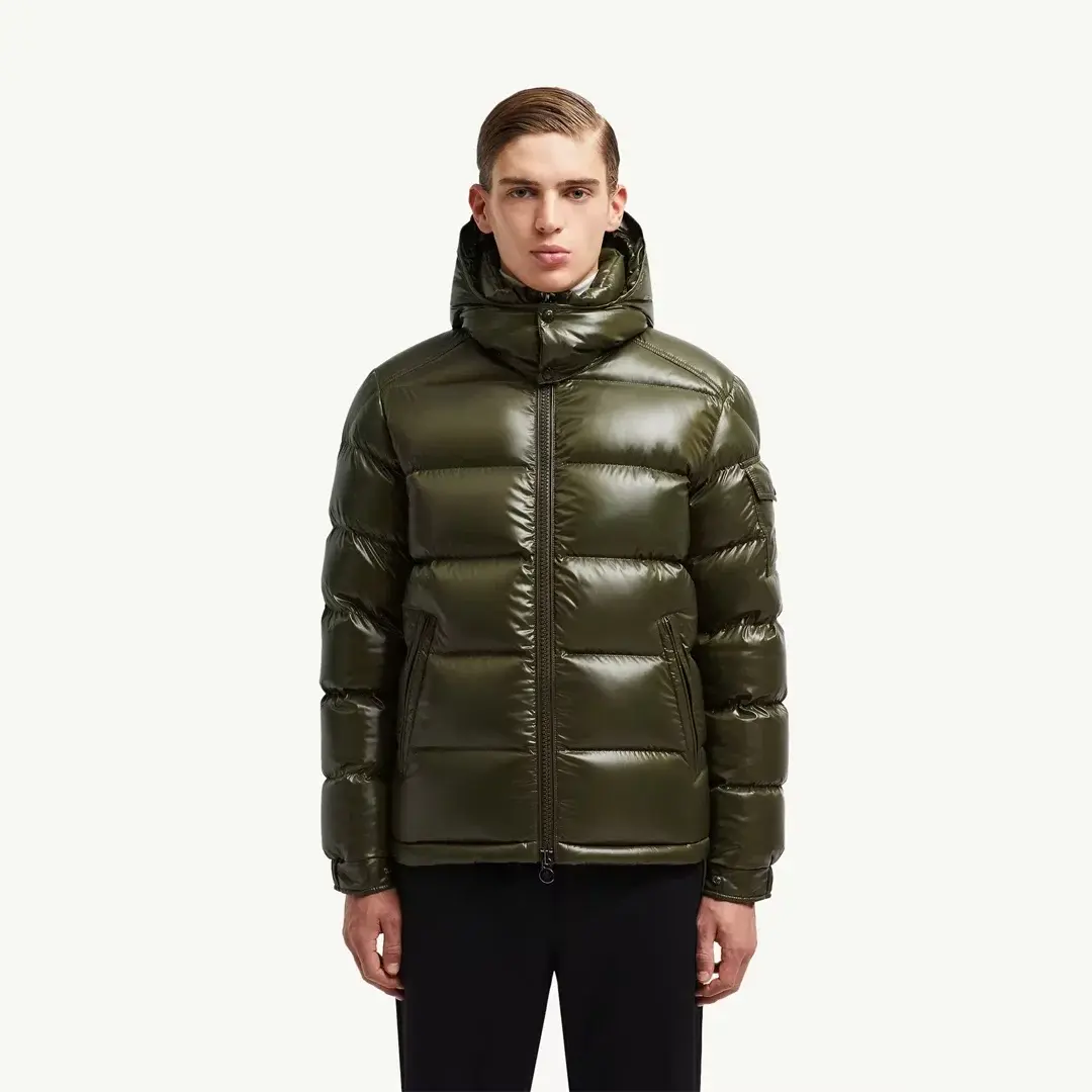 Maya Hooded Short Down Yeşil Mont