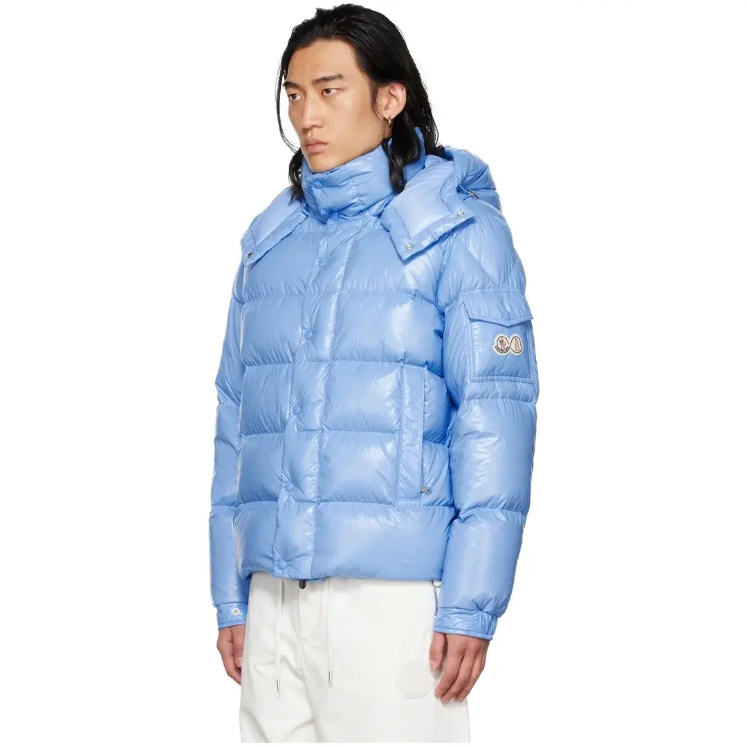 Maya Hooded Short Down Mavi Mont