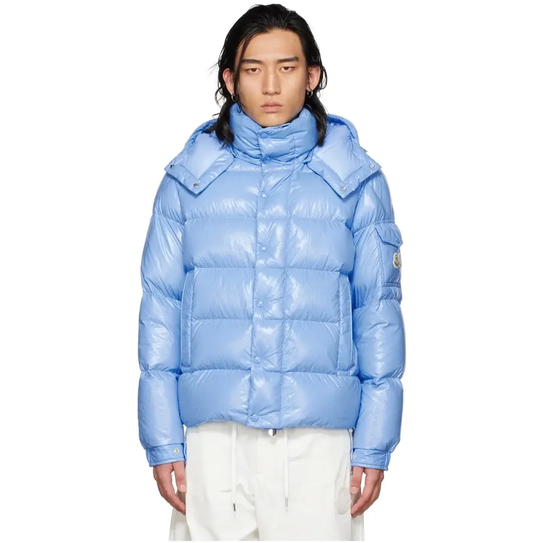 Maya Hooded Short Down Mavi Mont