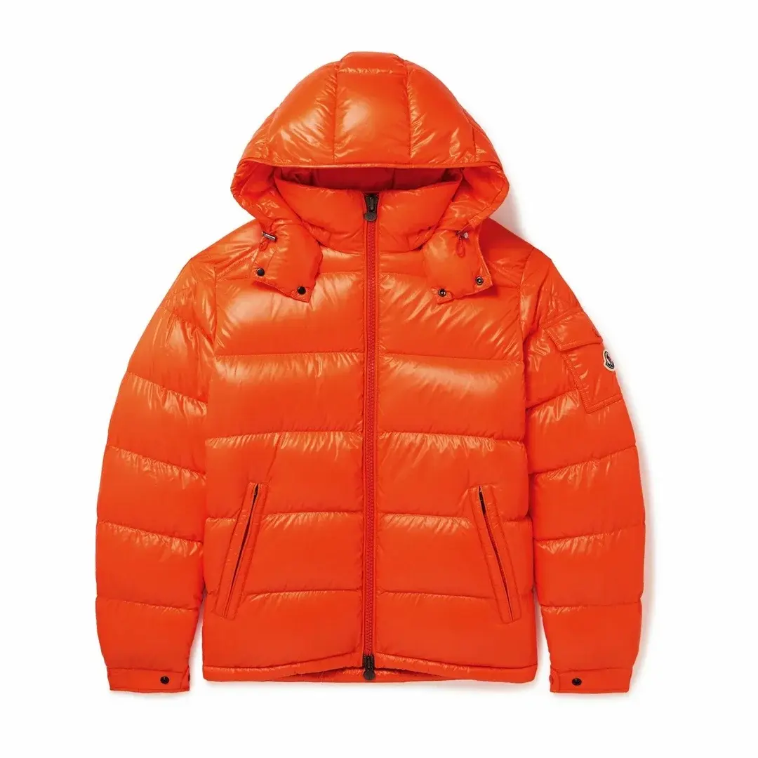 Maya Hooded Short Down Turuncu Mont