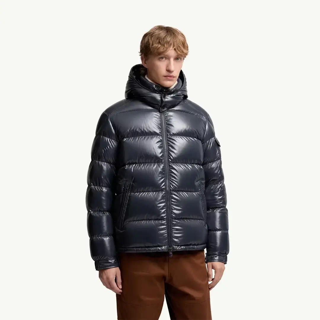 Maya Hooded Short Down Lacivert Mont