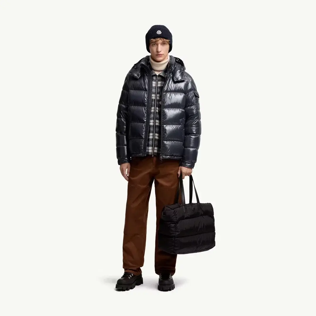 Maya Hooded Short Down Lacivert Mont