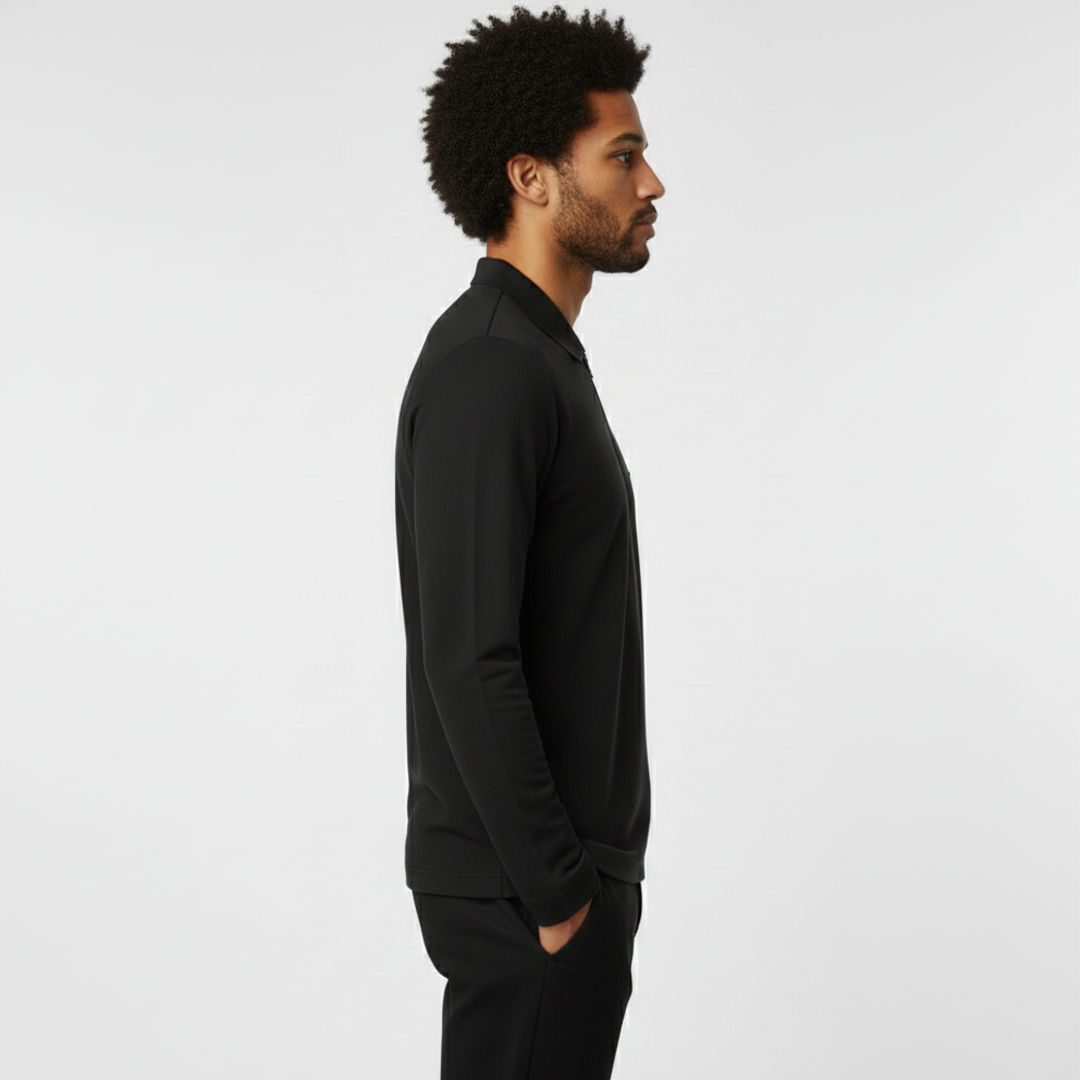 Smooth Uzun Kollu Polo Yaka