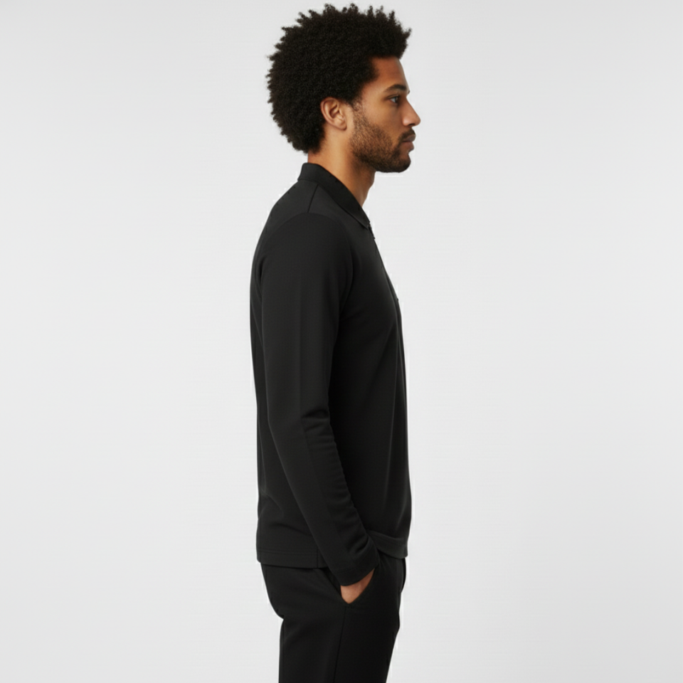 Smooth Uzun Kollu Polo Yaka