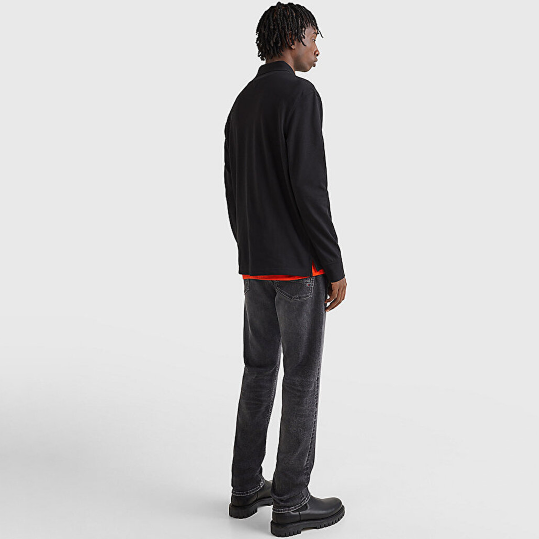 Liquid Cotton Polo T-Shirt Siyah