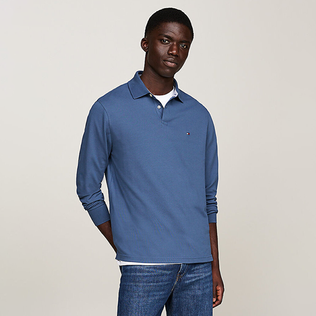 Liquid Cotton Polo T-Shirt Lacivert