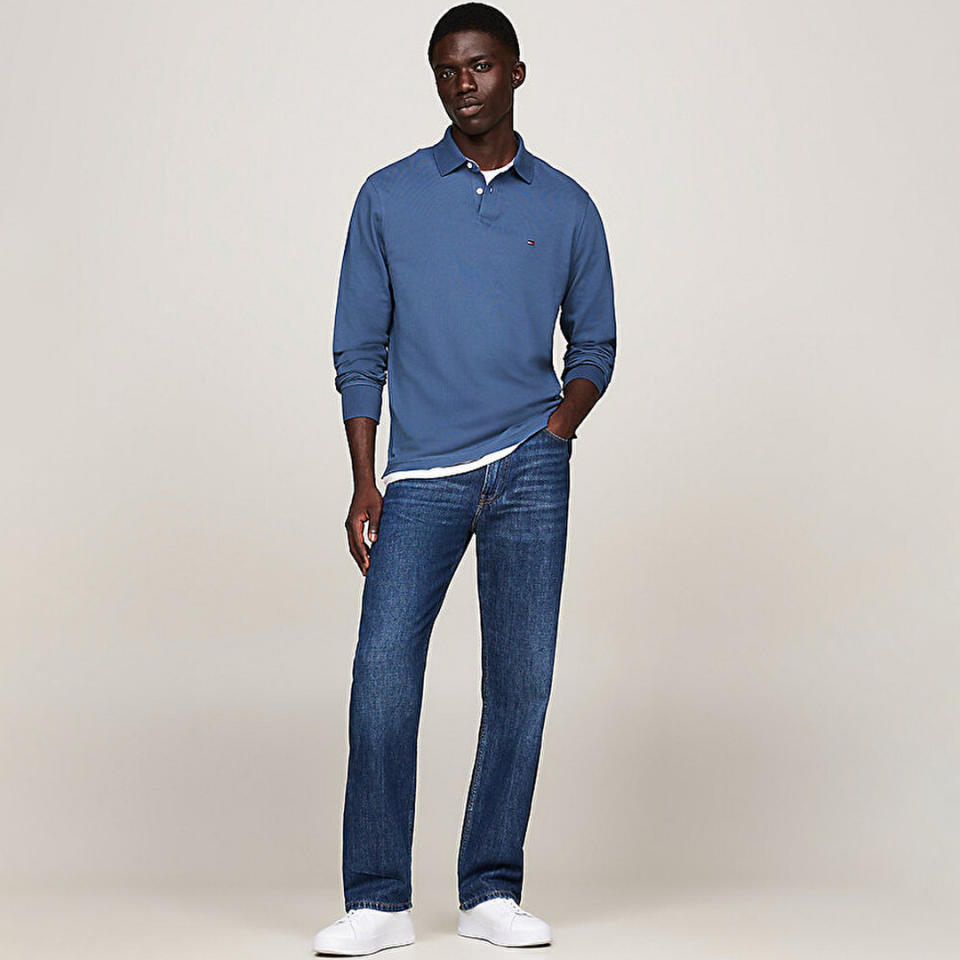 Liquid Cotton Polo T-Shirt Lacivert