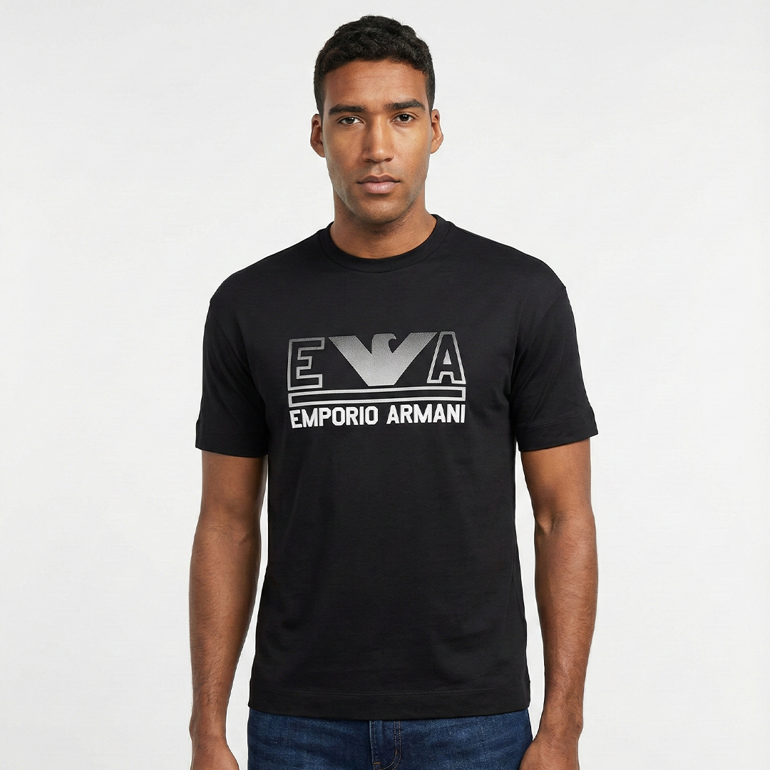 Emporio Armani Cap Tişört Siyah