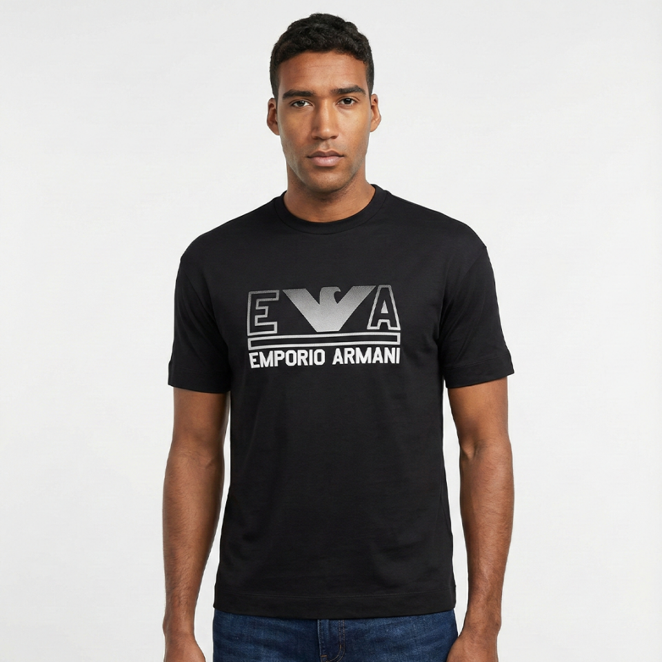 Emporio Armani Cap Tişört Siyah