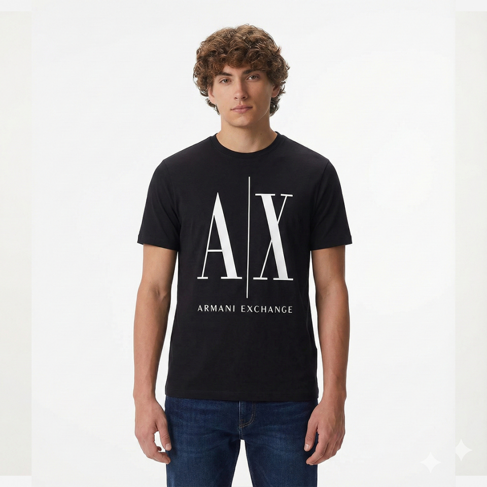 Armani Exchange Siyah Tişört