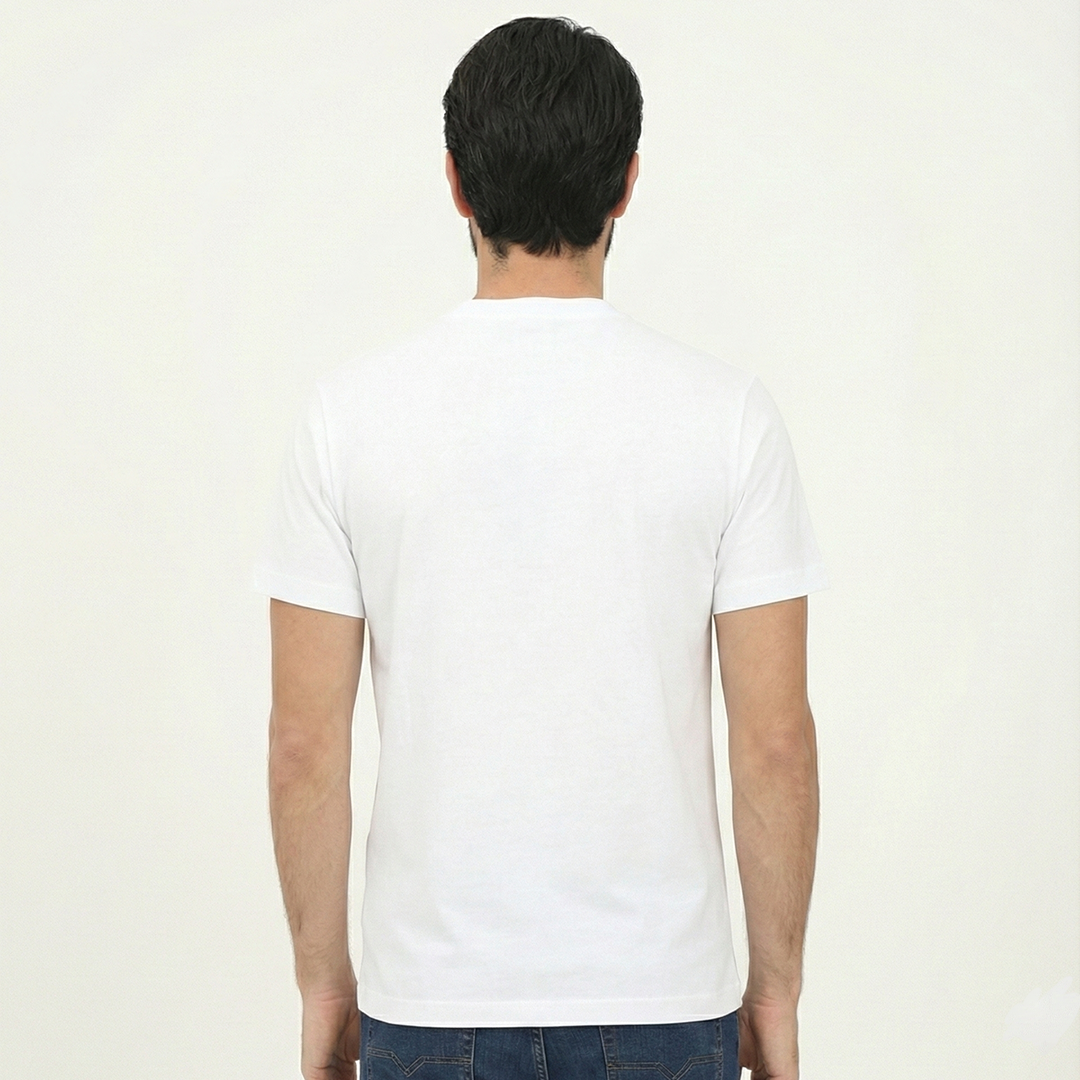 Versace Baskılı Beyaz Tişört